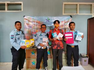 Tingkatkan Budaya Literasi Warga Binaan, Lapas Muara Enim Terima 1000 Buku dari Perpusnas RI