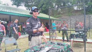 Semarakan HUT TNI Kodim 0404 Muara Enim Gelar Menembak Pistol Eksekutif
