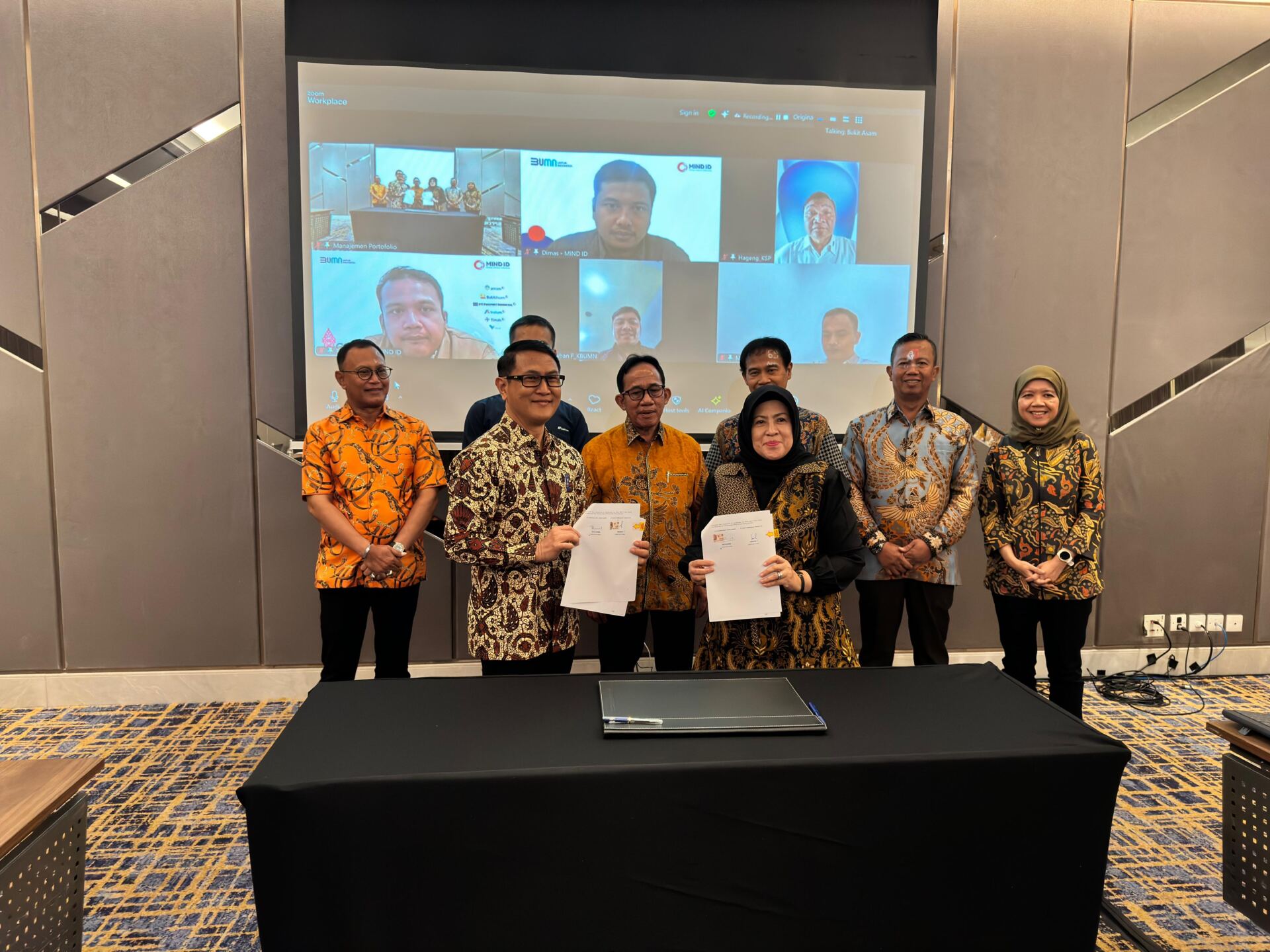 Penandatanganan Perjanjian Kerja Sama HBAP dan BPI 2 Penandatanganan Perjanjian Kerja Sama HBAP dan BPI 2